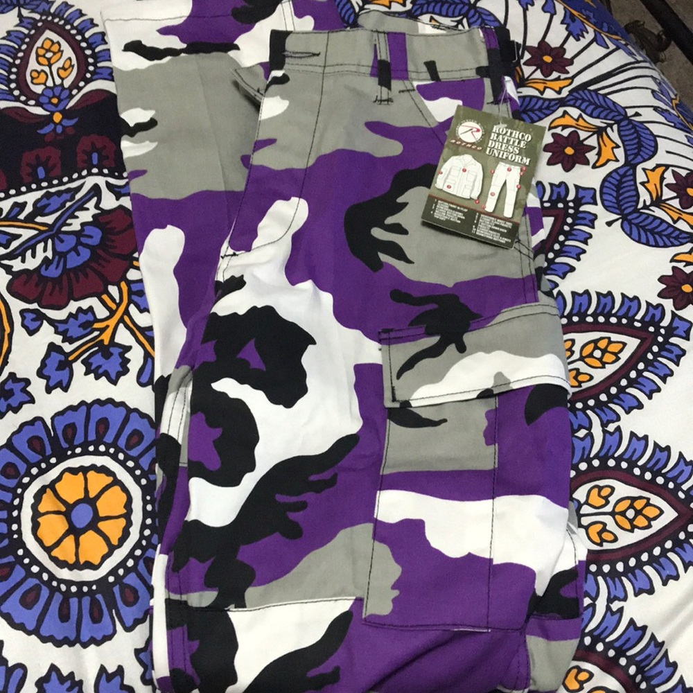 New Purple camo pants
